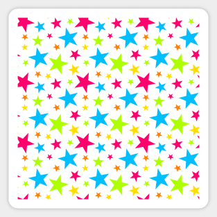 Rainbow Star Celebration Sticker